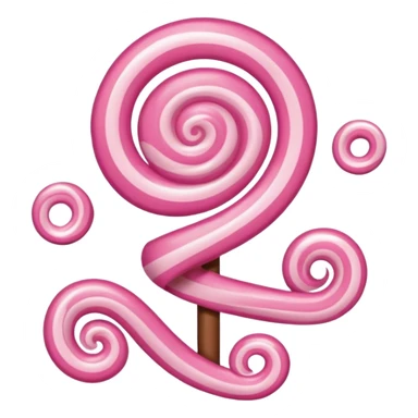 candy plimbob in pink and brown colors sticker