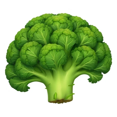 Hybrid from brocoli and sweet potato sticker