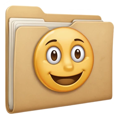 office real folder sticker