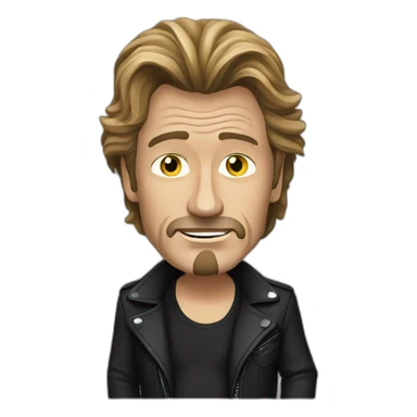 Johnny halliday sticker