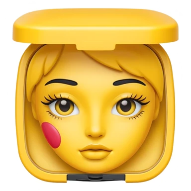 yellow makeup packaging sticker