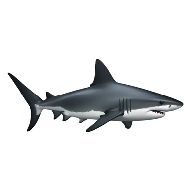 Oceanic whitetip shark sticker