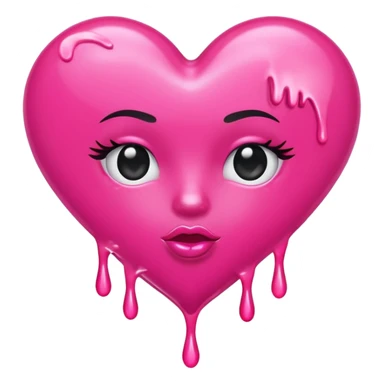 Hot pink heart that says good girl gone bad  sticker