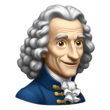 Voltaire sticker