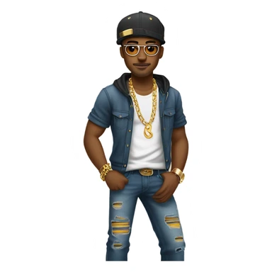 Gangsta gay man sticker