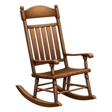a rocking chair sticker