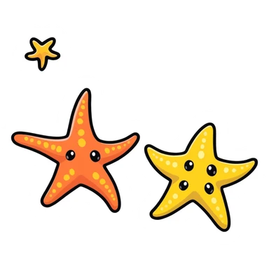 Starfish sticker