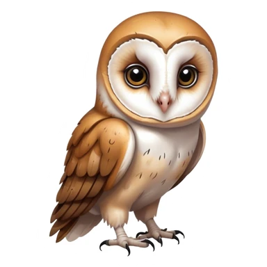 baby barn owl sticker