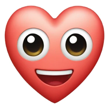 A  cute toy heart that smiles, surrounded by a beautiful pink, red, and orange glow. sticker