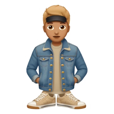 jean sneaker sticker