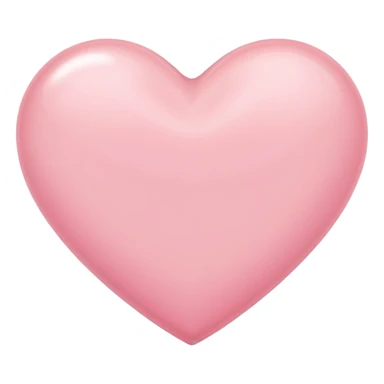 A cute light pink heart sticker