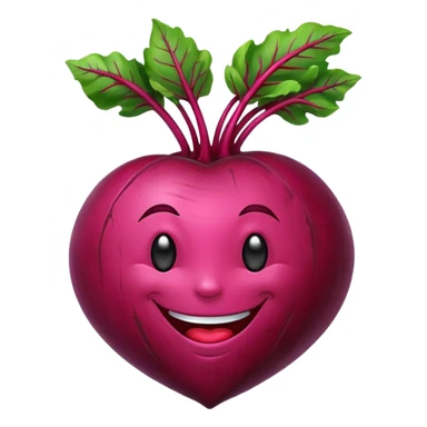 beetroot smiling sticker