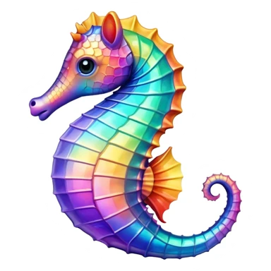 cute seahorse sticker