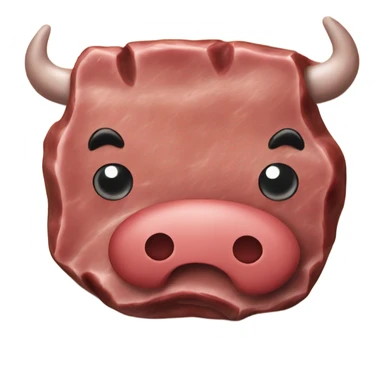 Beef steak sticker