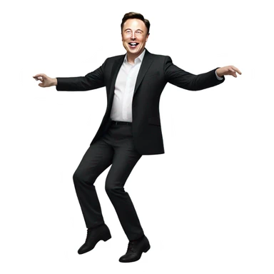 Elon musk dancing sticker