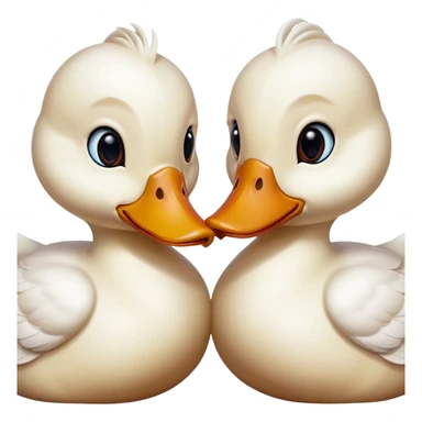2 patitos enamorados  sticker