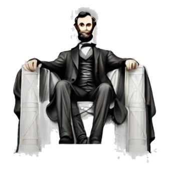 Lincoln Memorial sticker