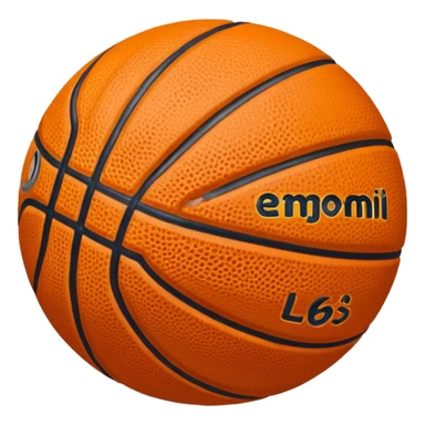 Hazme un emoji de bola de basket sticker
