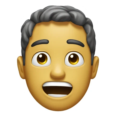 disintegrating emoji meme sticker