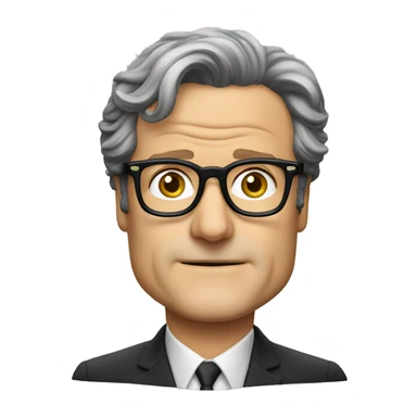 Colin firth glasses sticker