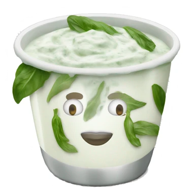 Tzatziki sauce sticker