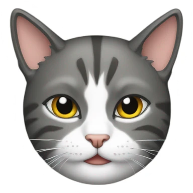 A hacker cat sticker