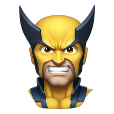 Wolverine from xmen sticker