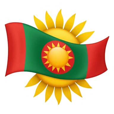Kürdistan flag sticker