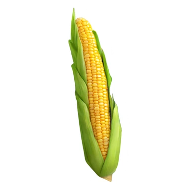 Corn cob with a face skiing down a mountain  sticker