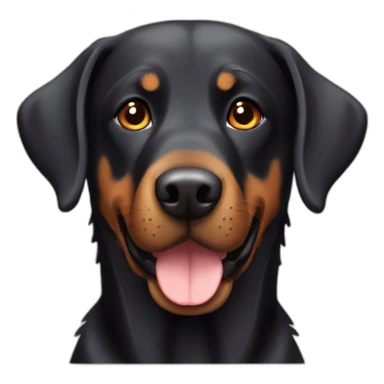 labrador crossed with beauceron sticker