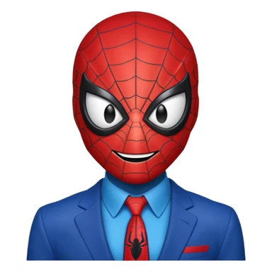 Spiderman emoji sticker