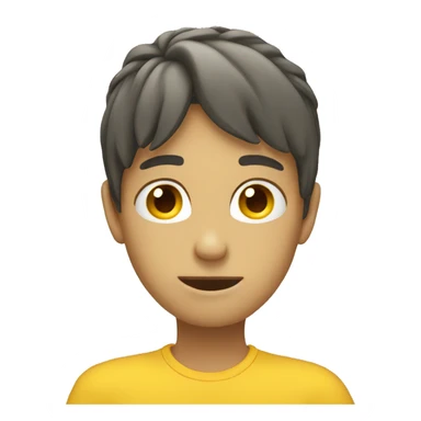 Hands on head circular yellow emoji sticker