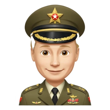путин военный шарж sticker
