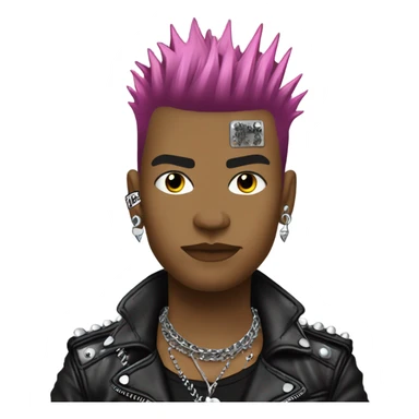 Punk rocker  sticker