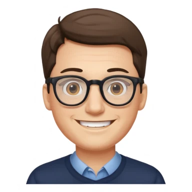 SEÑOR CON GAFAS sticker