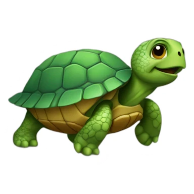 Awesome turtle sticker