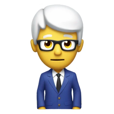Mr puzzles from smg4 with his iconic TV head sticker