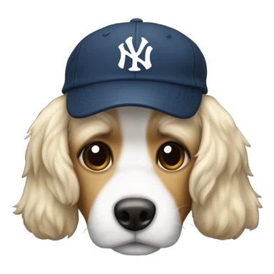 Furry chien avec casquette yankee / cli d’œil  sticker