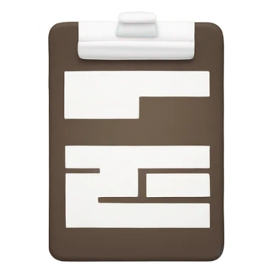 Create a minimal checklist emoji with YES/NO boxes. Use a minimalist style that emphasizes simplicity. sticker