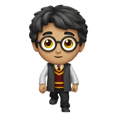 harry potter making a step downstairs sticker