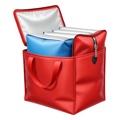 Red Thermal Delivery Bags sticker