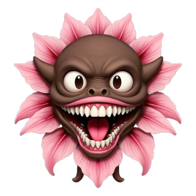 A demogrogonfrom Stranger Things sticker