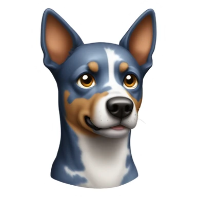 Blue heeler mixed with a kelpie sticker