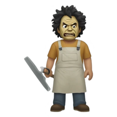 Leatherface  sticker
