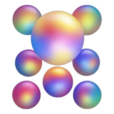 ion learning gradient sphere logo hd sticker