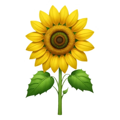 Sunflower sticker