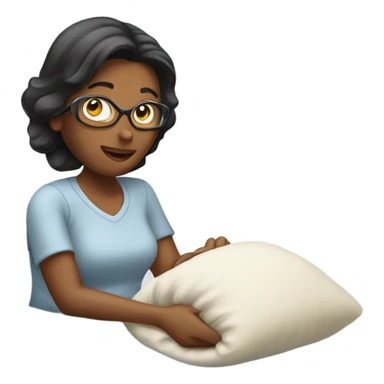 Mum making bed sticker