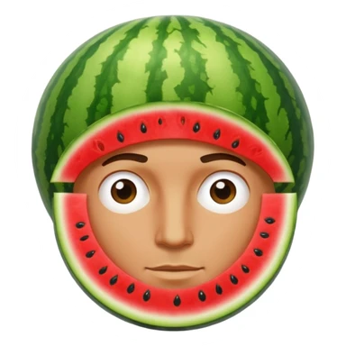 Give this emoji 🕺a watermelon head sticker