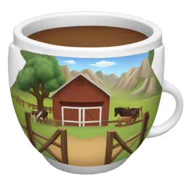Ranch in a cup sticker