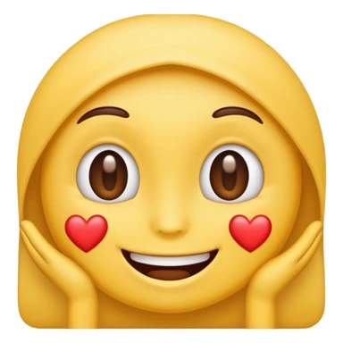 Emoji looking in love sticker